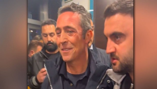 Ali Koç derbiyi izlemeye geldi