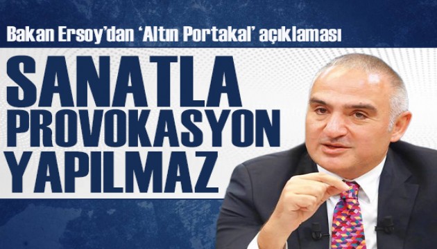 Bakan Ersoy’dan Altın Portakal açıklaması!