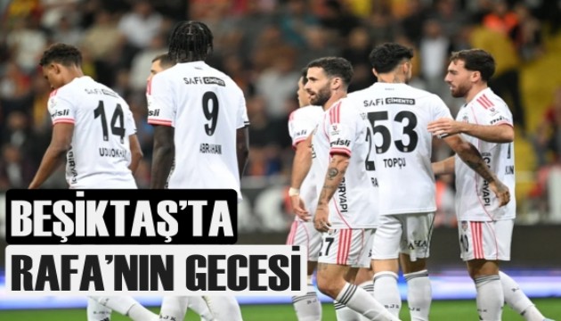 Beşiktaş erteleme maçında fark attı