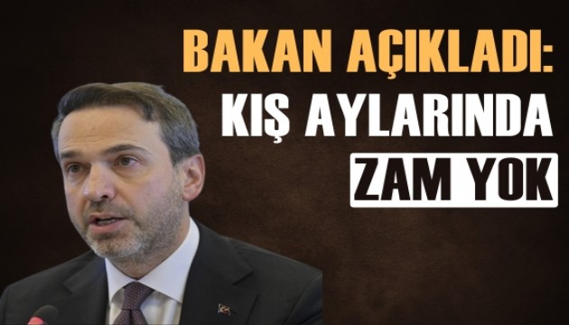 Bakan açıkladı: Elektrik ve doğalgaza zam yok