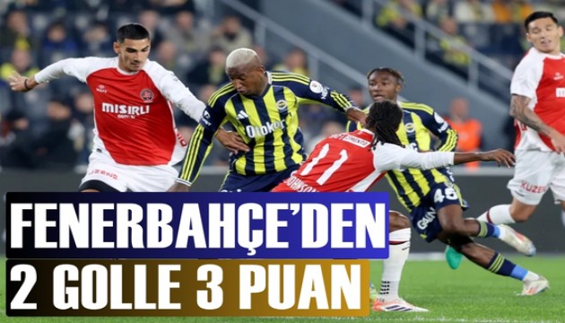 Fenerbahçe'den milli ara sonrası galibiyet