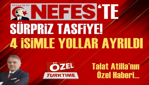 Nefes Ankara’da beklenmedik gelişme: Dört isimle yollar ayrıldı