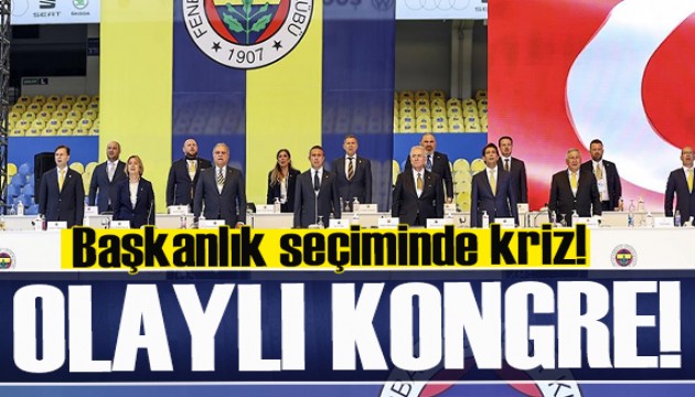 Fenerbahçe'de seçim olaylı başladı! Aziz Yıldırım kongreyi terk etti!