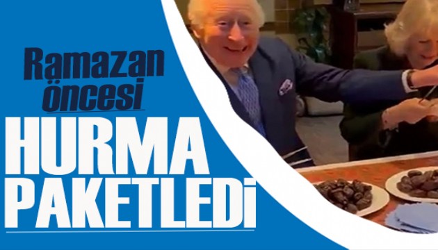 İngiltere Kralı Charles, Ramazan öncesi hurma paketledi!