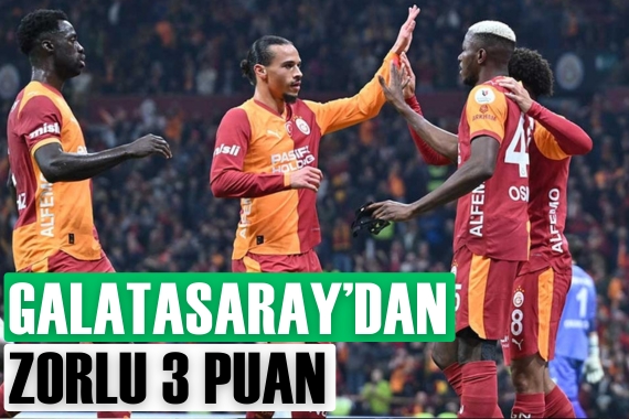 Galatasaray, Samsunspor'u uzatmalarda yendi