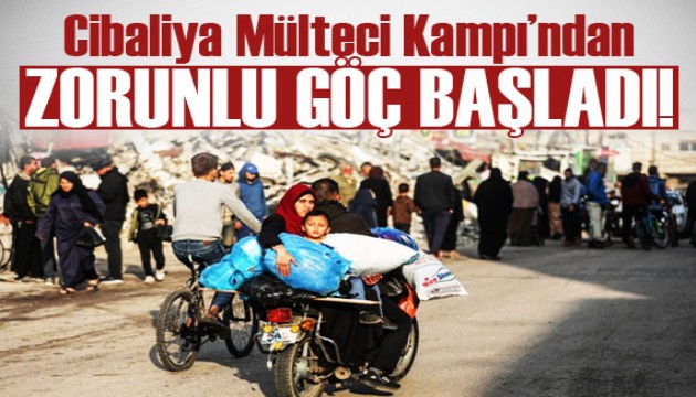 Cibaliya Mülteci Kampı'ndan göç başladı