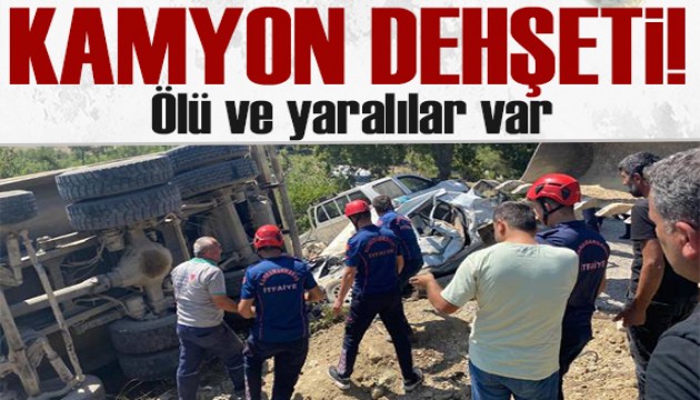 Kahramanmaraş'ta kamyon dehşeti: Çok sayıda ölü ve yaralı var!