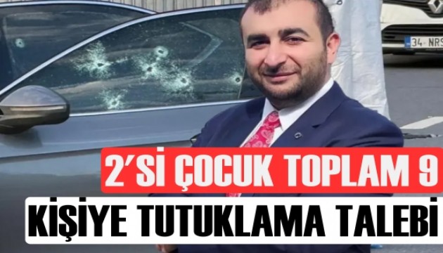 Avukat Öktem cinayetinde 2'si çocuk 9 şüpheli için tutuklama talebi