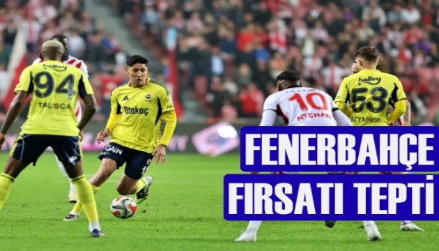 Fenerbahçe, rakibinin puan kaybettiği haftada fırsatı tepti