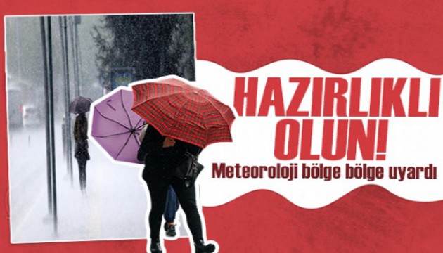 Meteoroloji  uyardı: Hazırlıklı olun! Gök gürültülü sağanak geliyor