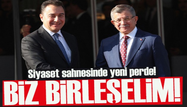 Davutoğlu: Birleşmeye dair her opsiyona 'evet' diyoruz