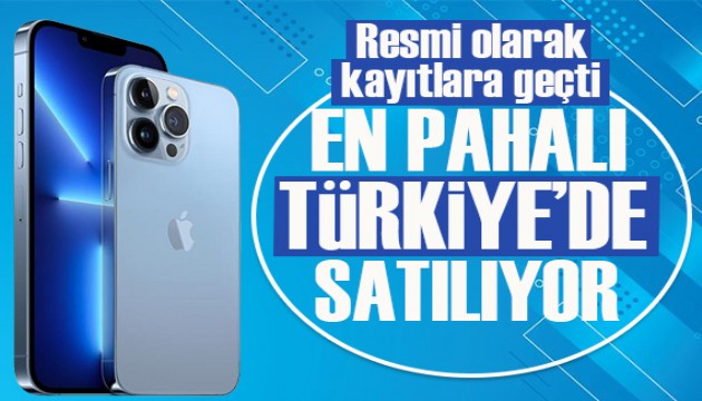 Resmi olarak kayıtlara geçti: En pahalı iPhone Türkiye'de satılıyor
