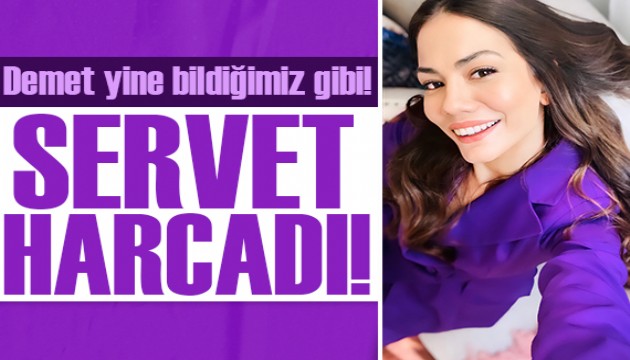 Demet Özdemir'in şıklığının bedeli dudak uçuklattı