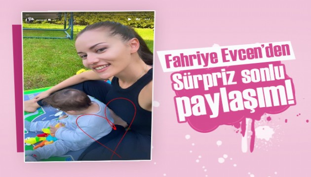 Fahriye Evcen'den 'sürpriz sonlu' paylaşım!