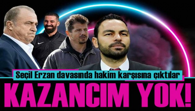 Seçil Erzan hakim karşısında! İşte Arda Turan, Muslera ve Emre Belözoğlu'nun ifadeleri...