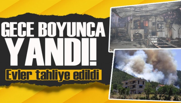 Denizli'deki orman yangını saatler sonra kontrol altına alındı