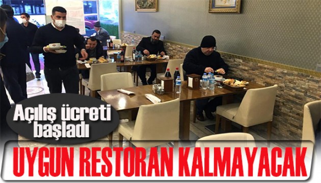 Restoranlarda açılış ücreti başladı: Uygun restoran kalmayacak