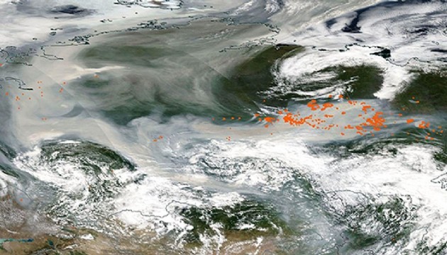 Korkutan açıklama: Sibirya'daki yangının dumanı Kuzey Kutbu'na ulaştı