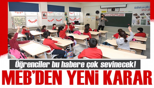 MEB'den yeni karar: Teneffüs süresi değişti