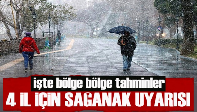 Meteoroloji uyardı! Hava sıcaklığının artması bekleniyor: Dört il için sağanak uyarısı
