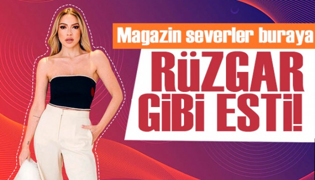 Hadise sosyal medyada rüzgar gibi esti!