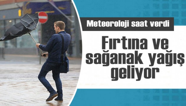 Meteoroloji'den sağanak ve fırtına uyarısı: Bu illerde yaşayanlar dikkat!