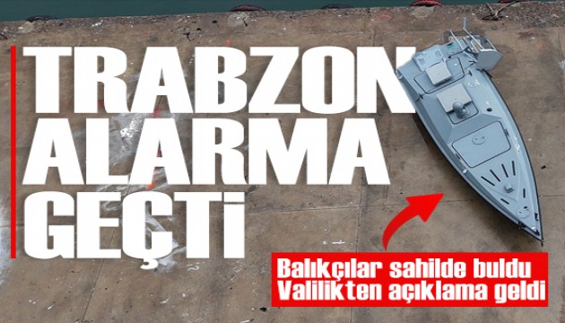 Balıkçıların bulduğu araç Trabzon'u alarma geçirdi: Valilikten açıklama geldi