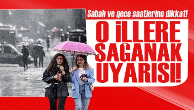 O illere sağanak uyarısı! 23 Ekim hava durumu