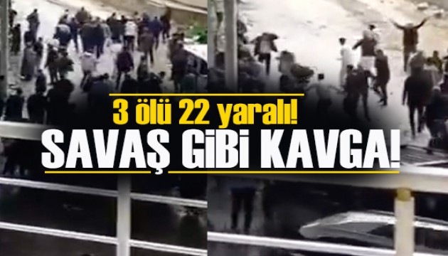 Savaş gibi kavga! 3 ölü, 22 yaralı