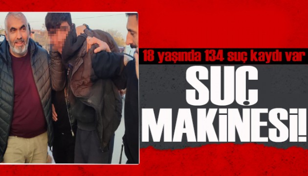 134 kaydı olan 18 yaşındaki şahıs yakalandı!