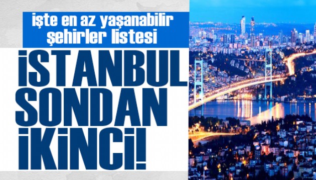 İstanbul sondan ikinci! İşte Avrupa'nın en az yaşanabilir şehirler listesi...