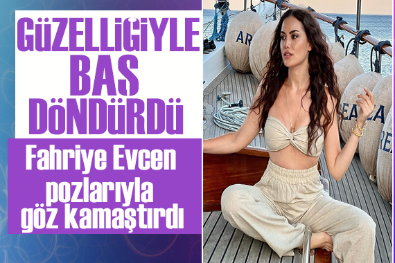 Fahriye Evcen Dubai'de! Kırmızı elbiseli pozlarına beğeni yağdı
