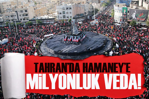 İran Hamaney'e veda ediyor! Katılım milyonları aştı