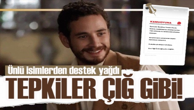 Ünlü isimlerden Cem Yiğit Üzümoğlu tepkisi!