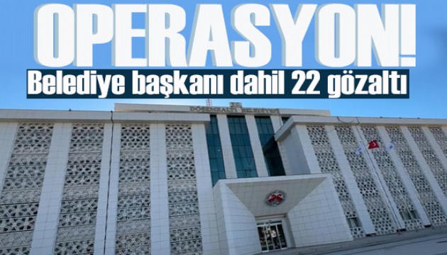 Döşemealtı Belediyesi'ne operasyon! Aralarında eski belediye başkanı da var!