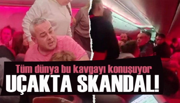 Antalya'dan kalkan uçaktaki kavga dünya basınında!