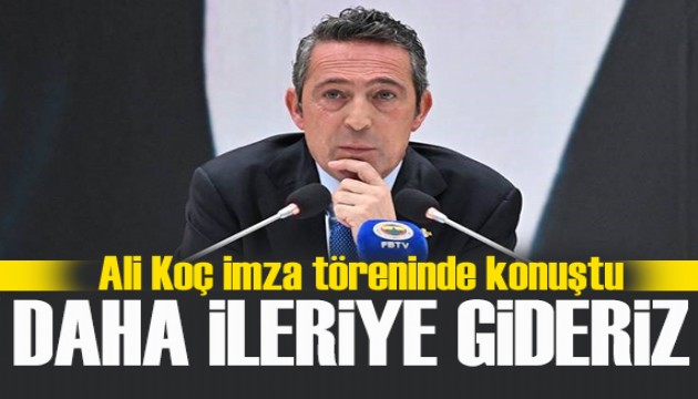 Fenerbahçe Başkanı Ali Koç: TFF'den beklentimiz doğru yolda ilerlemeleridir!