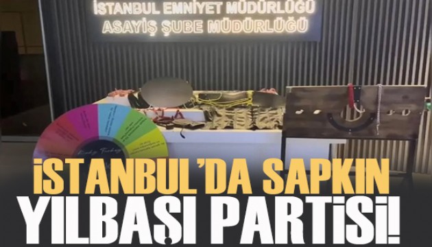 İstanbul'da sapkın yılbaşı partisi: 25 kişi gözaltına alındı