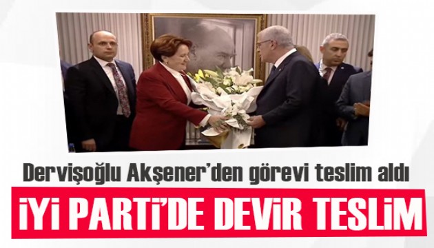 İYİ Parti'de devir teslim töreni gerçekleşti