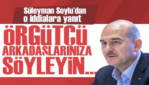 Süleyman Soylu 'milyon dolarlık konut' iddiasına yanıt verdi: Örgütçü arkadaşlarınıza söyleyin...