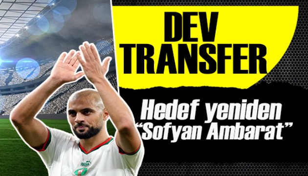 Galatasaray'da hedef yeniden Sofyan Amrabat