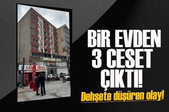 Dehşete düşüren olay! Bir evden 3 ceset çıktı