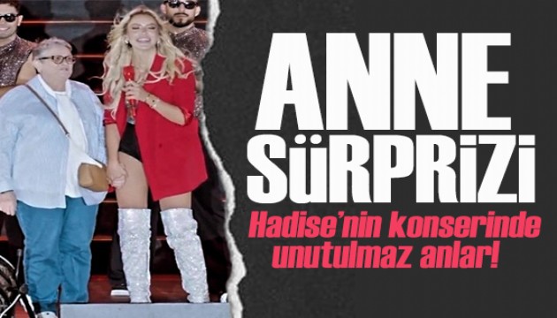 Hadise'den konserde 