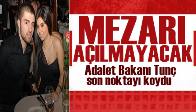 Adalet Bakanı Yılmaz Tunç: Cem Garipoğlu'nun mezarı açılmayacak!