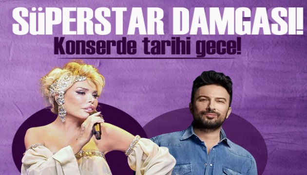Volkswagen Arena'da tarihi gece! Tarkan sahnesine Süperstar damgası