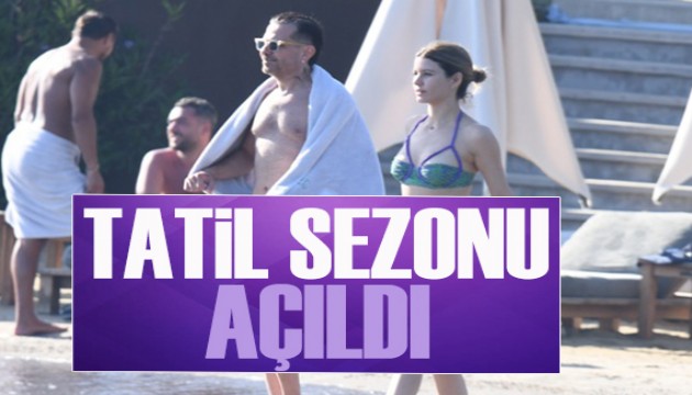 Kenan Doğulu, eşi Beren Saat ile tatil sezonunu Bodrum'da açtı!