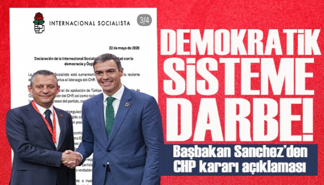 Sosyalist Enternasyonal'den CHP kararı açıklaması: Hukuka aykırı karar!