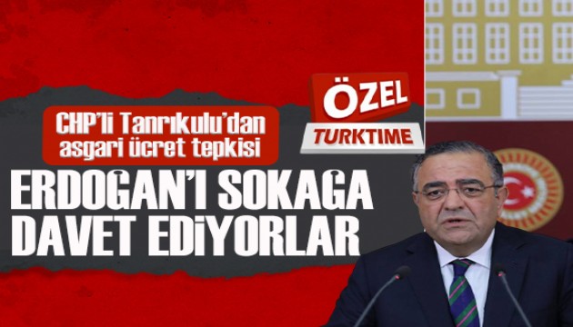 CHP'li Tanrıkulu'dan asgari ücret tepkisi: Erdoğan'ı sokağa, pazara davet ediyorlar!