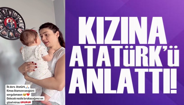 Yıldız Çağrı Atiksoy, Atatürk'ü minik kızına tanıttı!