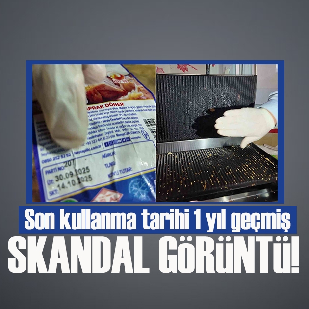 Okul kantininde mide bulandıran görüntüler: Son kullanma tarihi 1 yıl geçmiş
